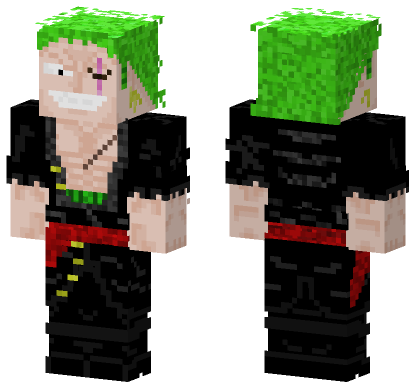 Roronoa Zoro Minecraft Bedrock skin