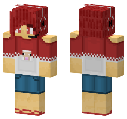 Rose Sheep Gamer Minecraft Bedrock skin