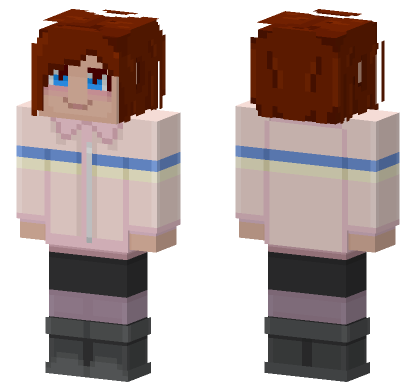 Rosy Puffer Jacket Minecraft Bedrock skin