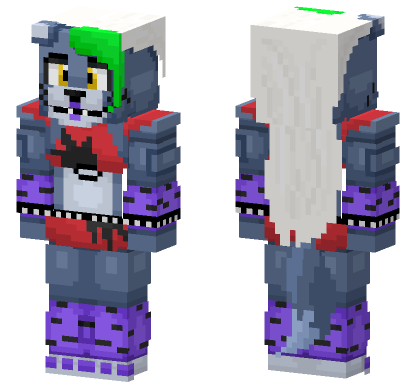 Roxanne Wolf Skin Minecraft Bedrock skin