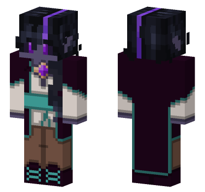 Royal Enderman Skin Minecraft Bedrock skin