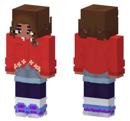 Ruin Security Breach Cassie Minecraft Bedrock skin