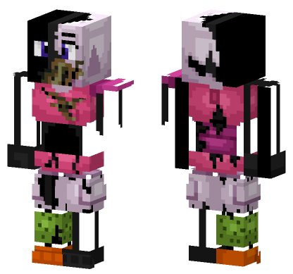 Ruined Chica 6072446 Minecraft Bedrock skin