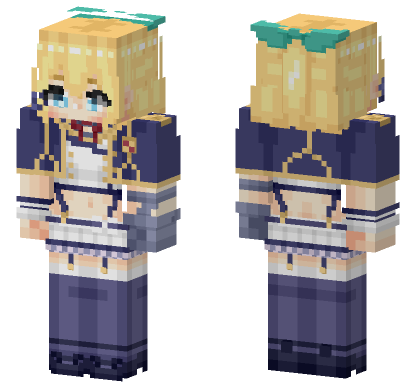 Rumia Tingel Remake Minecraft Bedrock skin