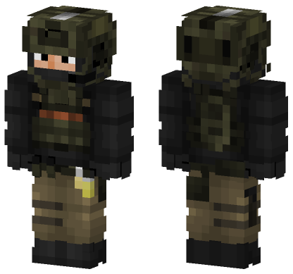 Russian Ground Forces Conscript Soldier Minecraft Bedrock skin