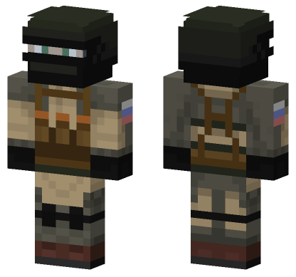 Russian Special Forces Minecraft Bedrock skin