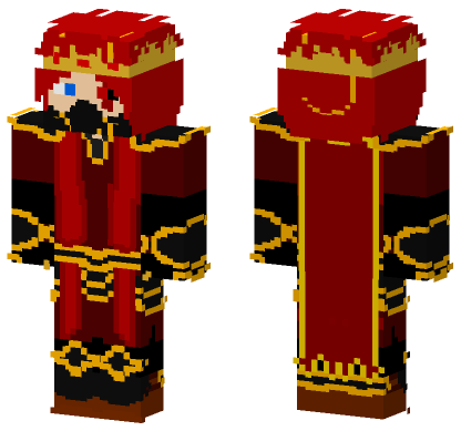 Rylecon Red Mage Minecraft Bedrock skin