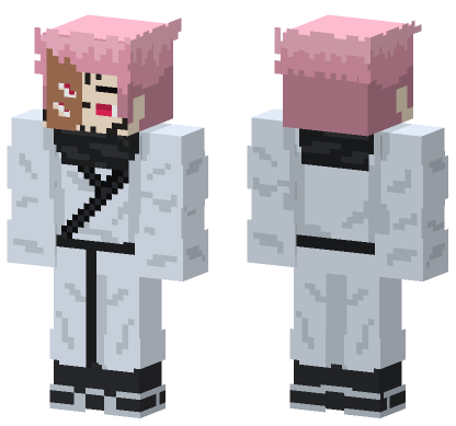 Ryomen Sukuna Era Heian Skin Minecraft Bedrock skin