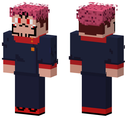 Ryomen Sukuna Skin Minecraft Bedrock skin