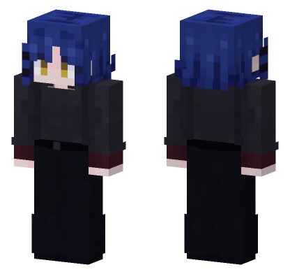 Ryoyamada Casual Skin Minecraft Bedrock skin