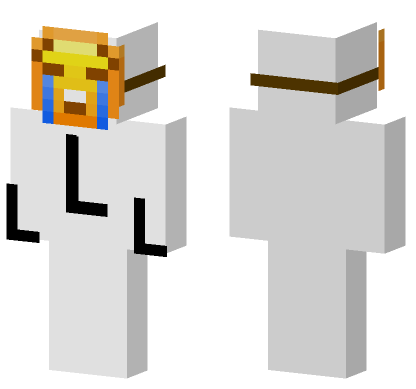 Sad Cat Face Minecraft Bedrock skin