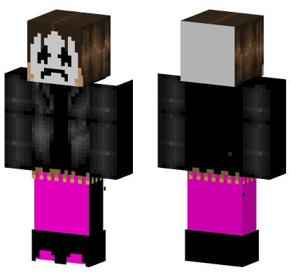 Sad Clown Skin Minecraft Bedrock skin