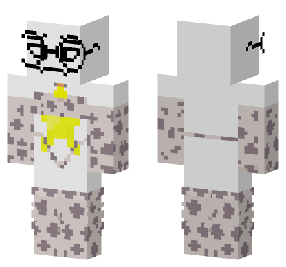 Sad Glasses Guy Minecraft Bedrock skin
