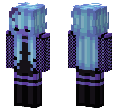 Sad Lunar OC Palette Minecraft Bedrock skin