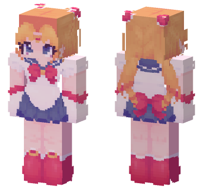 Sailor Moon Skin Minecraft Bedrock skin