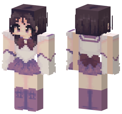 Sailor Saturn HD Minecraft Bedrock skin