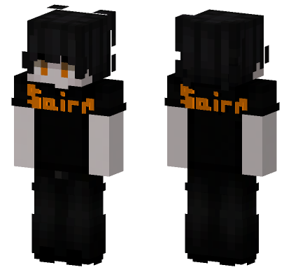 Sairn Orange Minecraft Bedrock skin