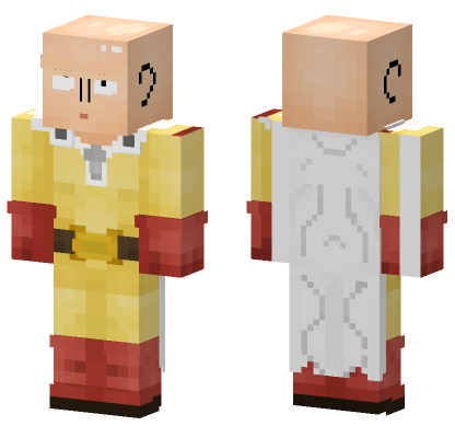 Saitama 5431459 Minecraft Bedrock skin