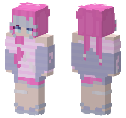 Sakura Girl Minecraft Bedrock skin