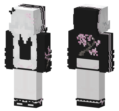 Sakura Girl Skin Minecraft Bedrock skin