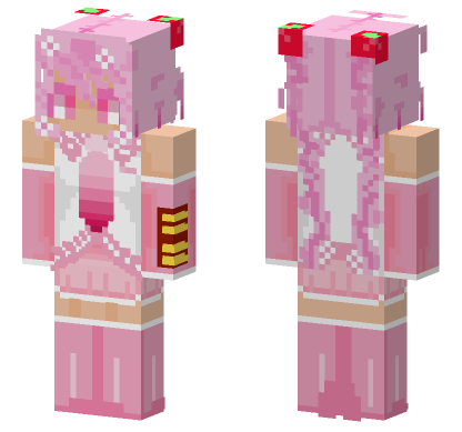Sakura Miku Minecraft Bedrock skin