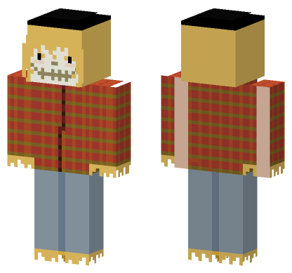 Sallycrow Scarecrow Skin Minecraft Bedrock skin