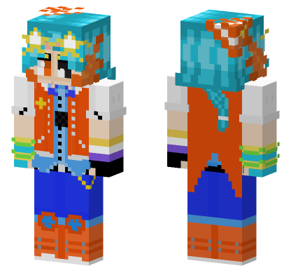 Sammy Starfish HD Minecraft Bedrock skin