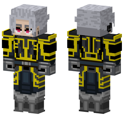 Samurai Legendary Train Minecraft Bedrock skin