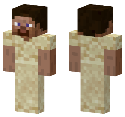 Sandstone Steve Minecraft Bedrock skin