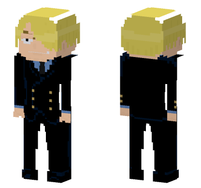 Sanji One Piece Minecraft Bedrock skin