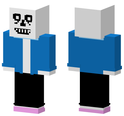 Sans But Better Minecraft Bedrock skin