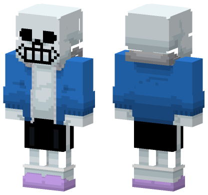 Sans Genocide No Pupils Threatening Minecraft Bedrock skin