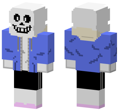 Sans Normal Skin Minecraft Bedrock skin