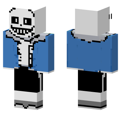 Sans The Skeleton Last Breath Phase 1 Minecraft Bedrock skin