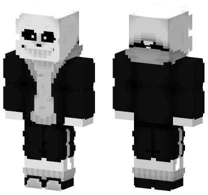 Sans Undertale Last Breath Minecraft Bedrock skin