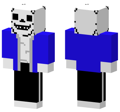 Sans Undertale Skin Minecraft Bedrock skin