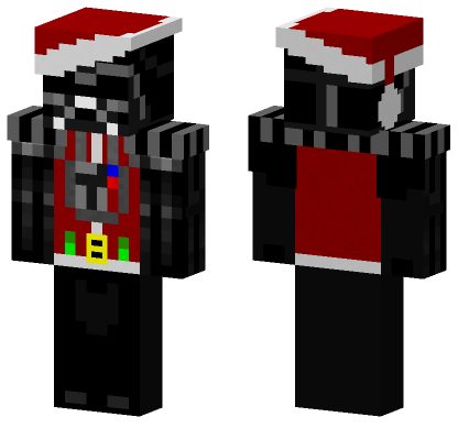 Santa Darth Vader Steve Minecraft Bedrock skin