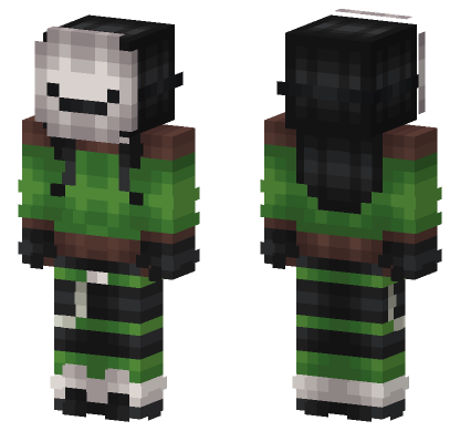 Sarah Green Outfit Minecraft Bedrock skin