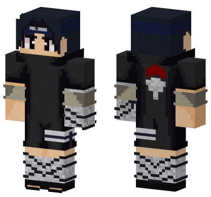 Sasuke Chunnin Exam Minecraft Bedrock skin