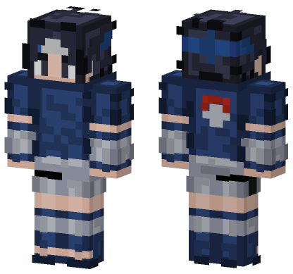 Sasuke Skin Minecraft Bedrock skin