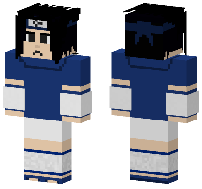 Sasuke Uchiha Pts Minecraft Bedrock skin