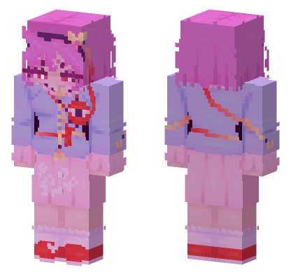 Satori Komeiji Touhou Project Minecraft Bedrock skin