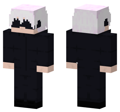 Satoru Gojo Skin Minecraft Bedrock skin