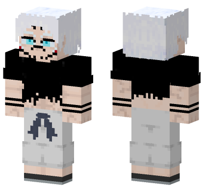Satoru Gojo Sukuna Receptacle Minecraft Bedrock skin
