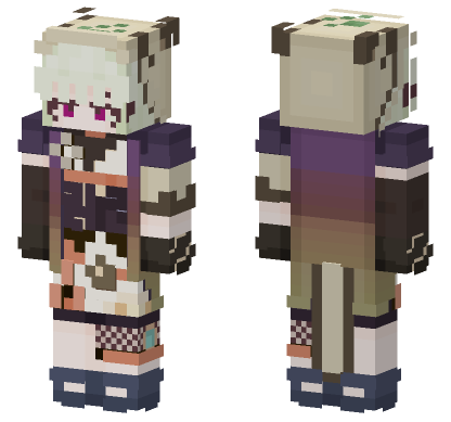 Sayu Genshin Impact Minecraft Bedrock skin