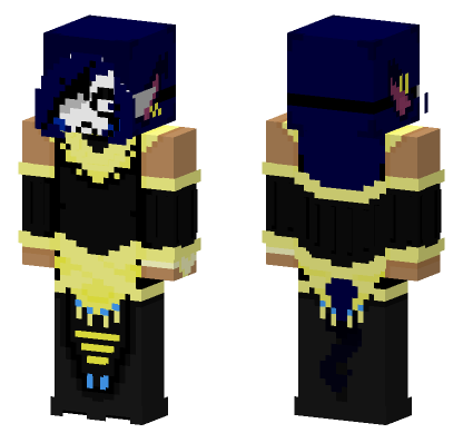Scar OC Mask Minecraft Bedrock skin