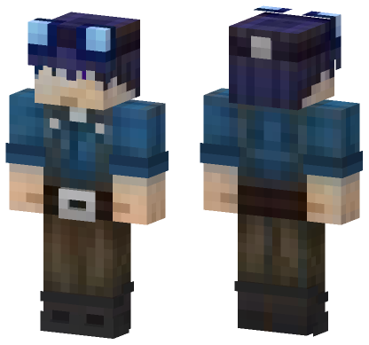 Scared V1 Minecraft Bedrock skin