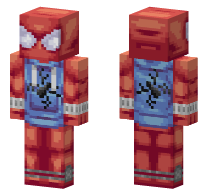 Scarlet Spider Ben Reilly Minecraft Bedrock skin