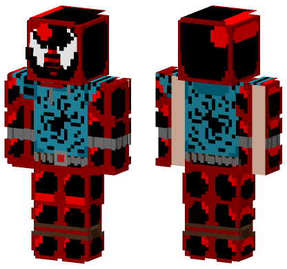 Scarlet Spider Suit Minecraft Bedrock skin