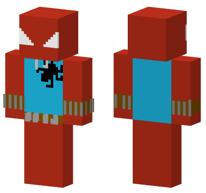 Scarlet Spider Suit Minecraft Bedrock skin